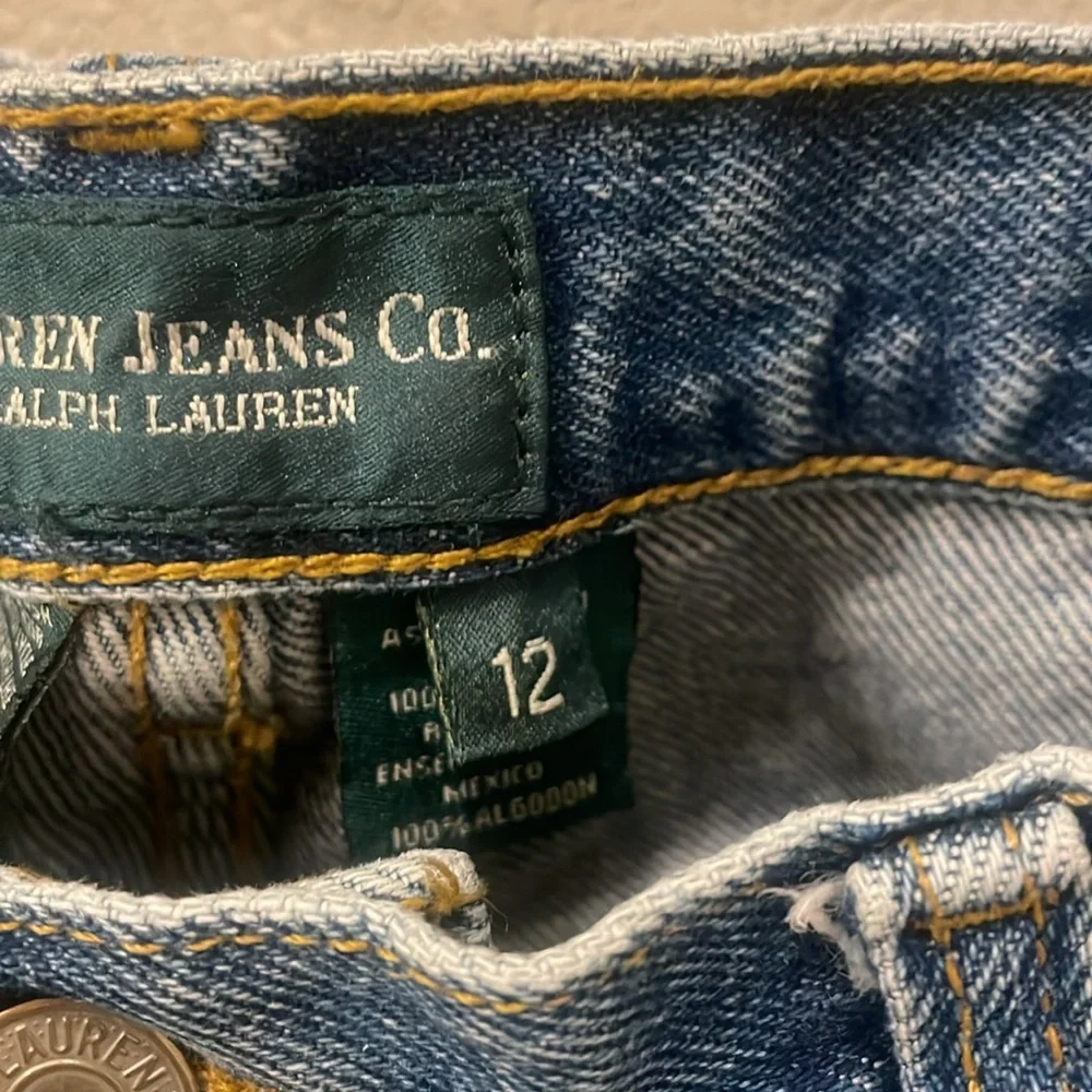 Vintage Ralph Lauren High Waist Straight Leg Jeans